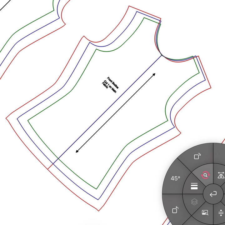 Image showing pattern rotated 45 degrees
