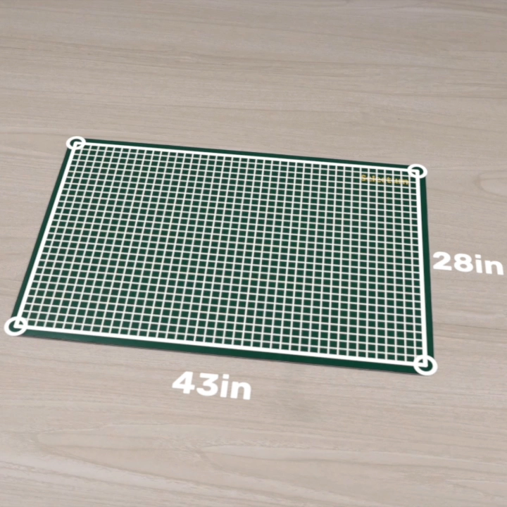 Four-corner calibration interface